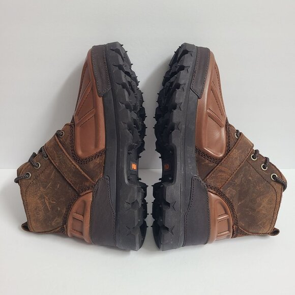 NEW Polo Ralph Lauren Oslo Low BT WP Leather Boots Size 7 D Brown main image 4